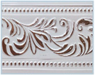 Карниз "Галант" с пов. (Венера) 3-х пол. 3,6м белый (01)