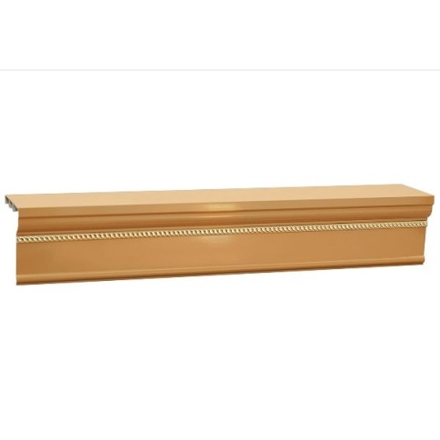 Карниз "Метро" 3-х пол.(насечка)  2,5м бежевый фото 1