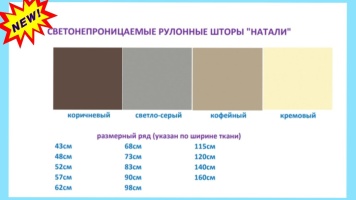 Рулонные шторы